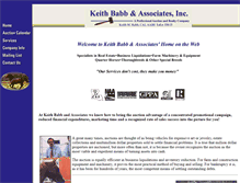 Tablet Screenshot of keithbabbauctions.com